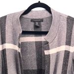 Tahari  Plaid Longline Cardigan‎ 1X Photo 2