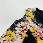 JM Collection ‎ Cold Shoulder Floral Printed Shift Dress size PS Photo 5