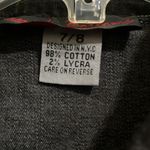 Apple Bottoms Juniors Jean Jacket Black Rinsed Distressed Stretch Crop Denim 7/8 Photo 2