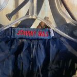 Johnny Was  Navy Blue Embroidered Top Size S Photo 2