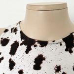 Urban Outfitters [] Motel Ardilla Cow Print Ruched High Neck Tank Mini Dress XS Photo 9