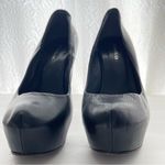 Black heels with cut out of heel all leather size 37 made in Portugal Photo 5