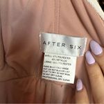 After Six  Ruffle Strap Pleated Metallic Dress‎ Harvest Floral XL Photo 4