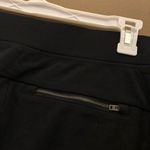 Athleta Cropped Pull on Leggings Zipper pocket Legging Pants Black XS Photo 4