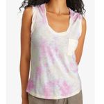 Sanctuary NWT  One Pocket Tie Dye Tank Top Crewneck Purple Lightweight Boho sz M Photo 0