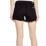 7 For All Mankind  Jean Shorts Cut Off High Rise 26 Black Beach Classic Vacay Photo 1
