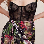 Katie May NEW  Dress Whisper Black Lace Floral‎ Cocktail Minidress Size L Photo 0