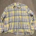 Treasure & Bond  Yellow and Blue Plaid Shirt Photo 0