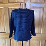 Madewell  Striped Side Lace Up Cotton Sweater Size XXS Photo 3