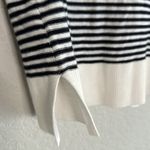 Loft Nautical Blue White Stripe Top Tassel Seaside Patriotic Coastal Sailboat Photo 4