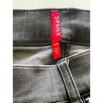 Spanx  Brand Distressed Gray Leggings with Raw Hem Photo 3