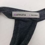 Athleta {} Gray Tee Racerback Ruched Dress Medium Photo 8