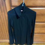 Juicy Couture  Pam Gela FGJ Turtleneck Long Sleeve Shirt Black Women's Medium NWT Photo 1