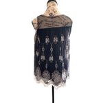 Lavish Embellished Tank Top Sleeveless Party Festival Top Black Small Photo 1