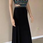 Crystal Doll Juniors' Embellished Halter Dress Photo 2