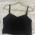 ZARA Black Satin Tank Top Photo 0