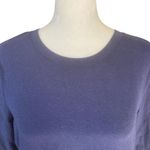 Belle By Kim Gravel  navy blue short sleeve crewneck casual t-shirt size small Photo 4