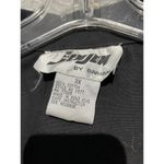 Vintage DVine Womens Embroidered Blazer Jacket Black & Gold With Red Accents 3x Photo 5