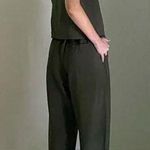 Emerson Fry Paris Paperbag Pant in Army Linen Size L Retail $248 Photo 3