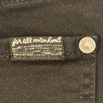 7 For All Mankind  Jean Shorts Cut Off High Rise 26 Black Beach Classic Vacay Photo 10