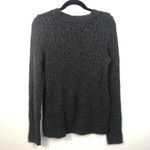 Free People  Cable Knit Tunic Sweater Gray Photo 3