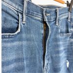 MOTHER The Hustler Ankle Fray Jeans in Can’t Stop Staring | Sz 29 | Medium Wash Blue Photo 5