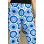 Cambridge Vintage Y2K Dry Goods Co. Blue Floral Evil Eye Cropped Pants Photo 4