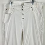 J.Crew NWT 10" Vintage Slim-Straight Jean in White Button Fly Size 35 NEW Photo 1