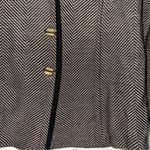 St. John  Collection tweed pattern black trimmed blazer Sz 8 Photo 10