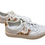 UGG  Womens White Brown Leopard Print Sneakers shoes Size 6 SKU8138 Photo 2