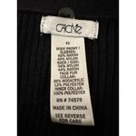 Cache Vintage  Black White Animal Print Cardigain Size XS Photo 4