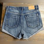 One Teaspoon Blue Distressed Jean Shorts Photo 1