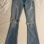 Hollister Light Wash Distressed Bell Bottoms Photo 0