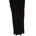Lucky Brand sleeveless v-neck jerey knit black maxi dress size xl Photo 3