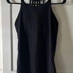 Lululemon Athletica Black Fitted Cut Out Tank Top Photo 0