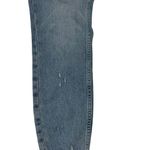 AMO Cropped Distressed Raw Hem Skinny Jeans Stretch Denim Light Wash size 25 Photo 2