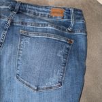 Judy Blue  Lemon Print Lined patchwork raw hem stretch Skinny fit Jeans 16 w Photo 3