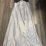 Victoria's Secret 1990’s Vintage Victoria’s Black&white lace and satin slip dress Medium Gold Tag Photo 1