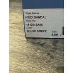 Jack Rogers Slip On Bow Detail Satin Blush Stripe Heidi Sandals Size 8.5 Preppy Photo 10