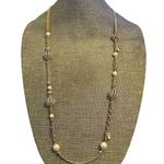 Coach Long Rhinestones And Pearls Necklace Photo 11