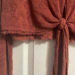 Free People Emma Long-Sleeved Henley in Terracotta Photo 2