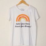 Chaser  Follow Your Heart Persue Your Dreams Graphic Tee Shirt Size S, NEW w/Tag Photo 3