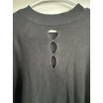 Torrid Long Sleeve Pullover 3 Keyhole Neck Fitted Sweater Black Women's Size 3 Photo 1