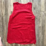 Outback Red  chiffon crochet eyelet overlay tank Photo 1
