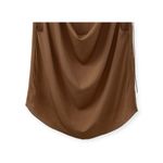 Haute Hippie  ❤︎ Cowl Neck Silk Leather Lace Up Sleeveless Top ❤︎ Latte ❤︎︎ Small Photo 11