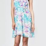 Yumi Kim 100% Silk Goddess Dress Floral Watercolor Photo 1