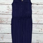Natural Reflections NWT Size XL Blue Stonewash One Piece Crop Jumpsuit Photo 0