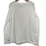 Lauren Ralph Lauren LRL Women’s Size L White Cotton Knit Boatneck Sweater Size L Photo 1