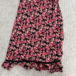 EXPRESS Vintage 100% silk Halter Floral Midi Slip Dress ditsy pink purple 90s Photo 6