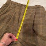 Nordstrom SFI Femme  Vintage Wool Classic Plaid Wide-Leg Pants, Size 6R Photo 3